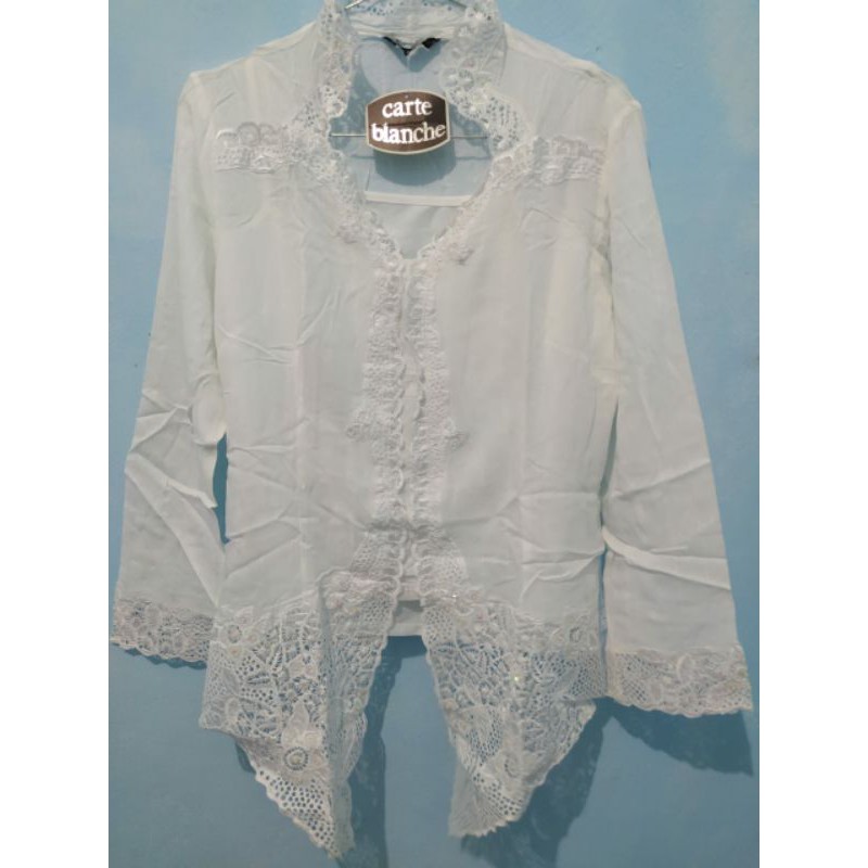 Jual unikdanmurahh Kebaya Kutu Baru Modern Carte Blanche / Kebaya