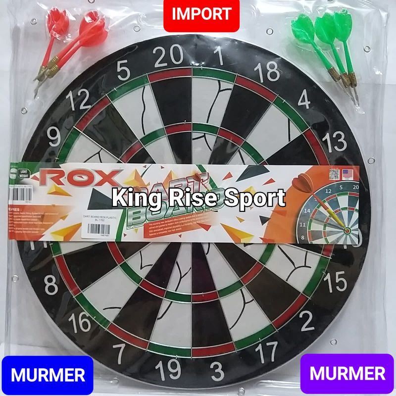 Jual Dart Board/ Dart Game ROX Plastik 1702 Diameter 16 Inch ( 41 Cm