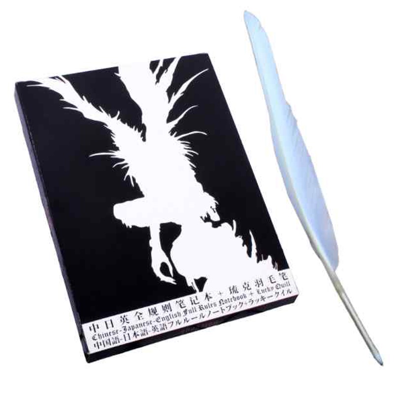 Jual Buku Notebook / Catatan Desain Anime Death Note Ryuk Warna Hitam