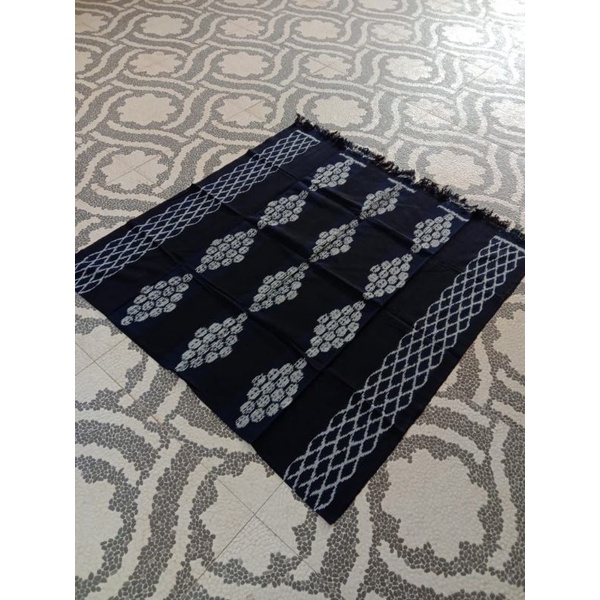 Jual kain batik tenun rote hitam original | Shopee Indonesia