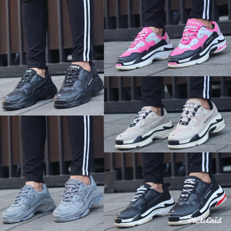 balenciaga triple s womens gold