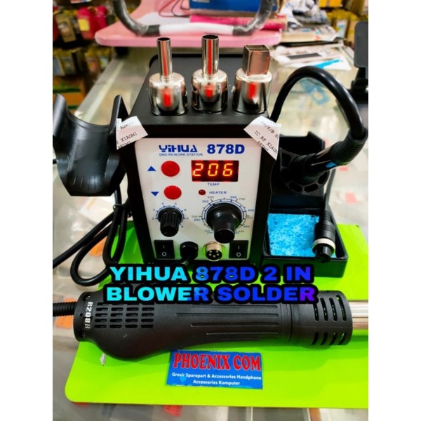 Jual Blower Yihua Hotair Yihua Solder Uap Digital Yohua 858d Original