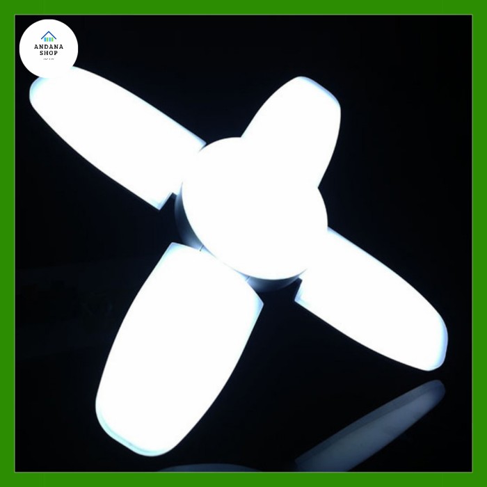 Jual Lampu LED Model Kipas 60w / Fan Light E27 - White | Shopee Indonesia