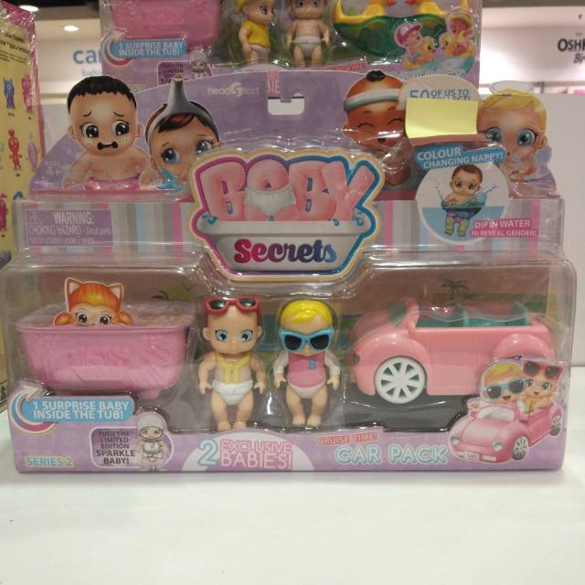 Baby secrets car pack hotsell