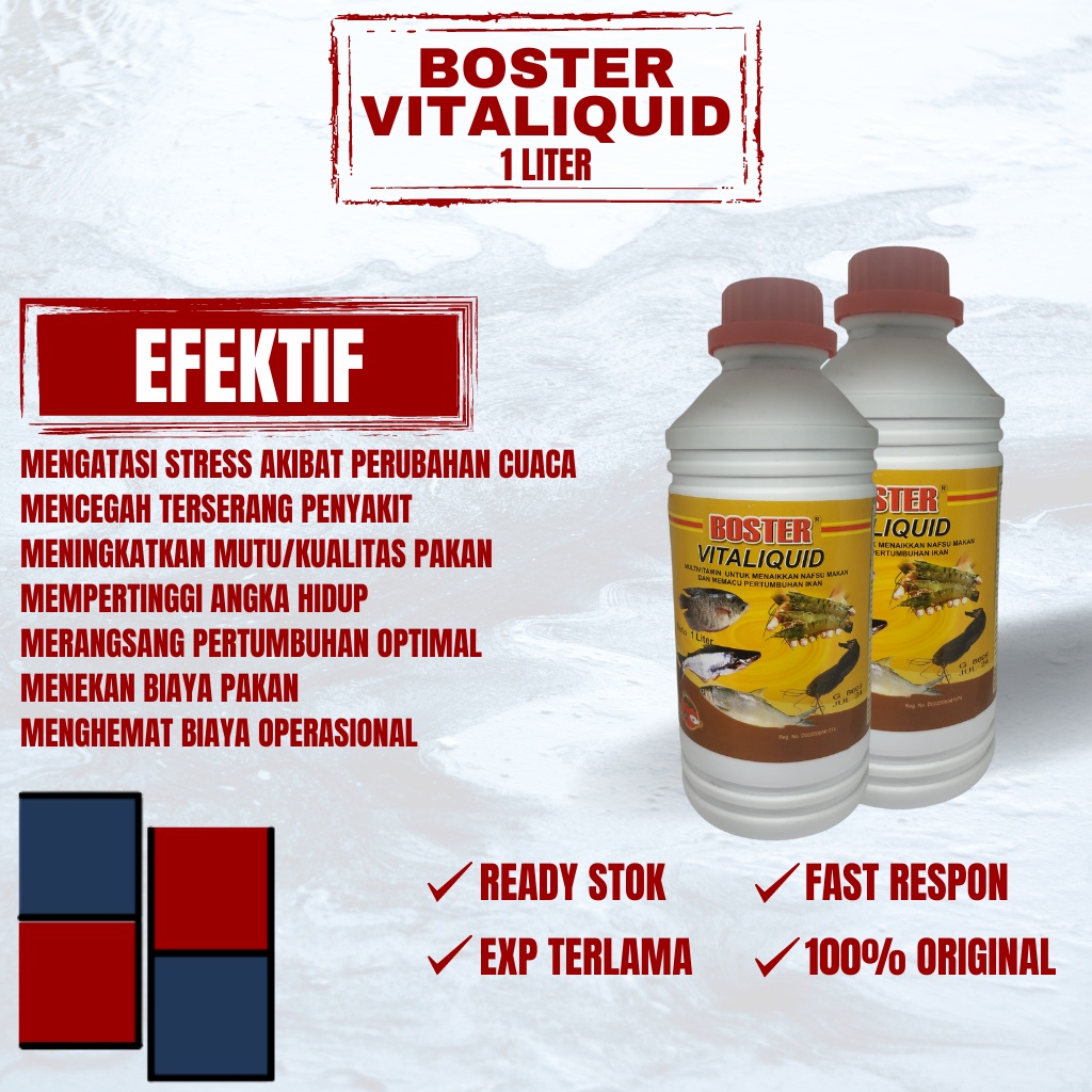 Jual Boster Vitaliquid Multivitamin Antibiotik Anti Biotik Metabolisme