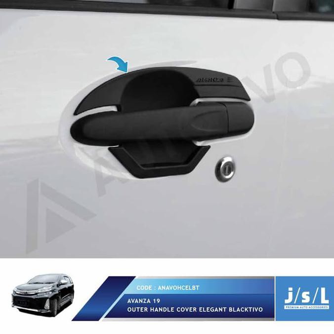 Jual Jual Aksesoris Mobil Jsl Mangkok Pintu Avanza Outer Handle Cover Elegant Blacktivo