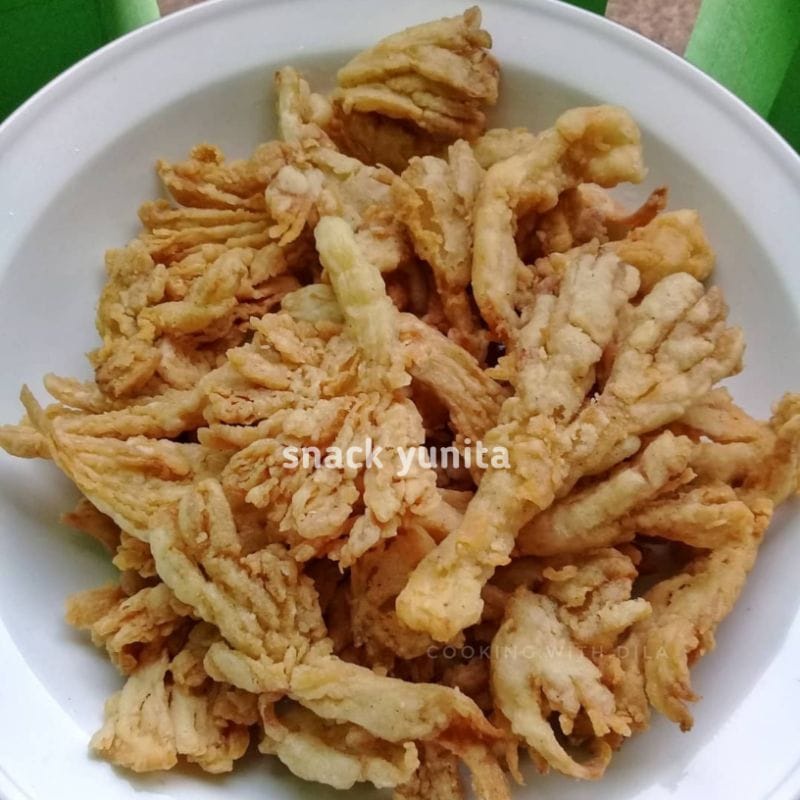 jual-keripik-jamur-crispy-bumbu-rempah-daun-jeruk-100-gram-shopee