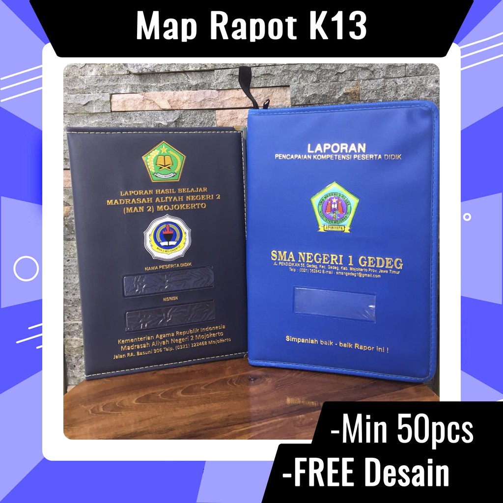 Jual Map Rapor - Map Raport - Map Rapot - Map Ijazah - Map Hotprint ...