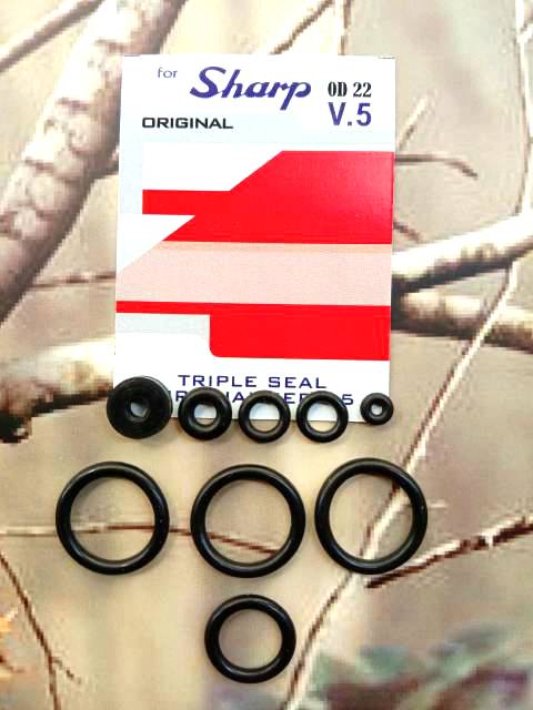 Jual Sil sharp V5 / seal sharp V5 set/ O ring set od 22 triple sil ...