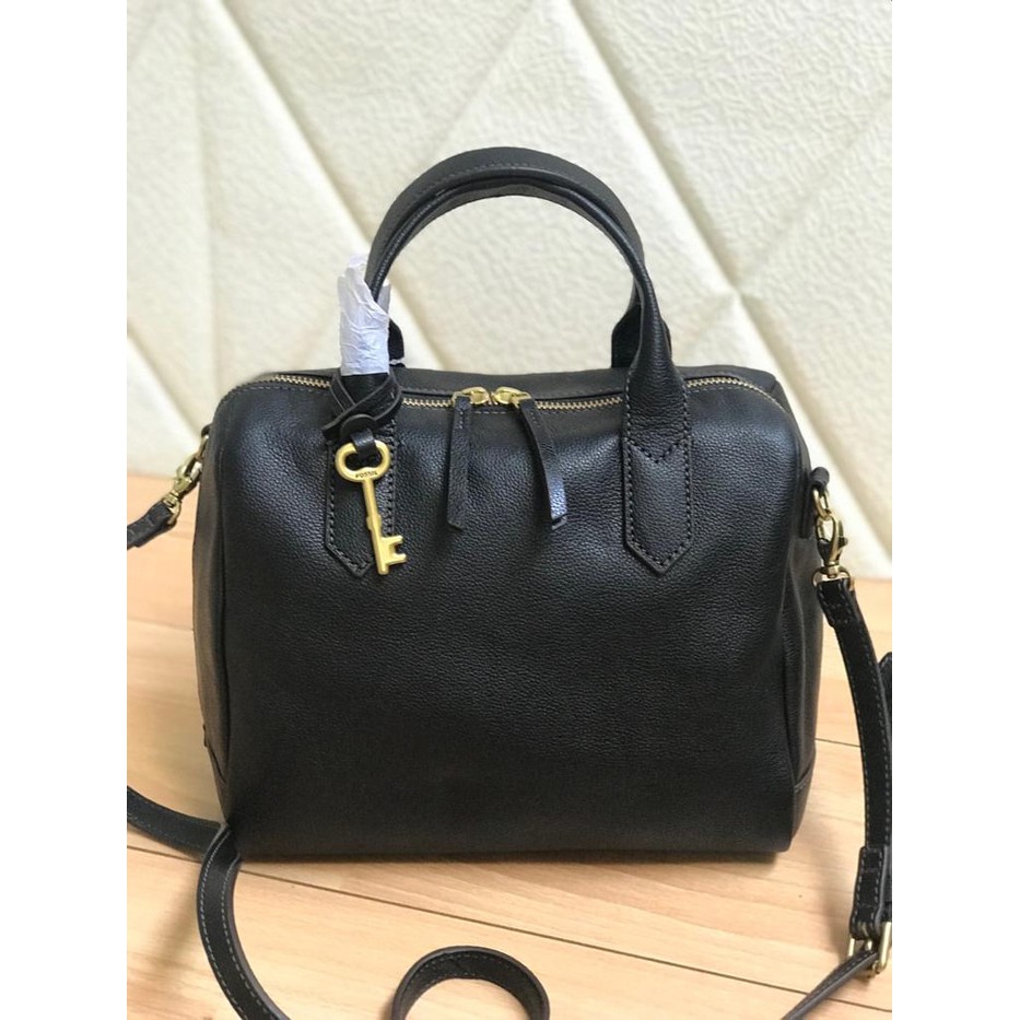 Fossil Fiona Satchel Black