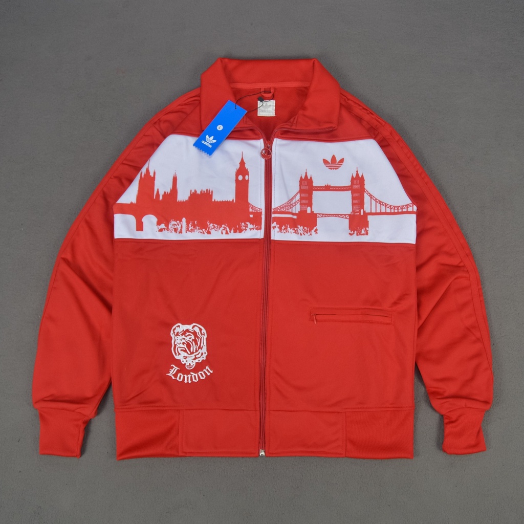 JAKET TRACKTOP ADIDAS LONDON BRIDGE ORIGINAL TERLARIS TERMURAH UNISEX CEWEK COWO