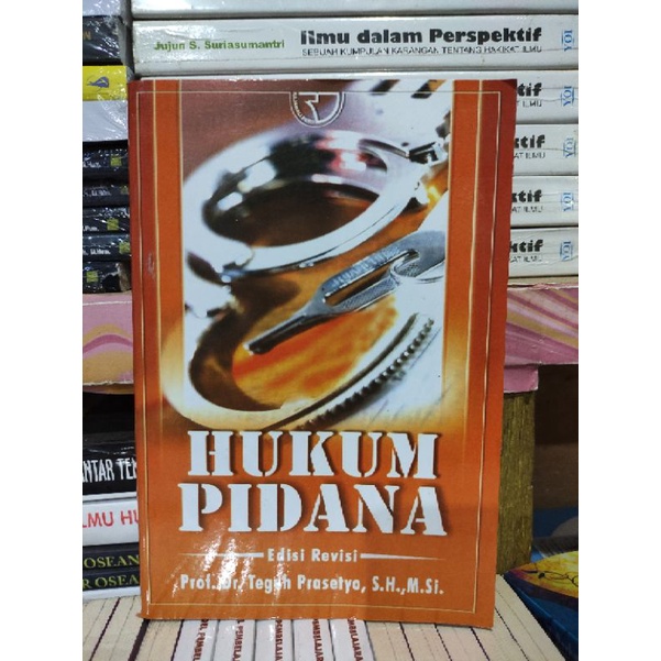 Jual Buku Hukum Pidana Edisi Revisi By Prof. Dr. Teguh Prasetyo ...