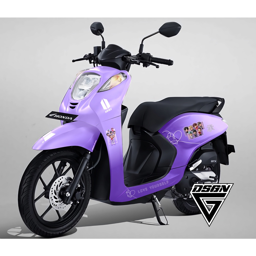 Jual Decal Sticker Genio Full Body Striping Full Body Genio Motif BTS