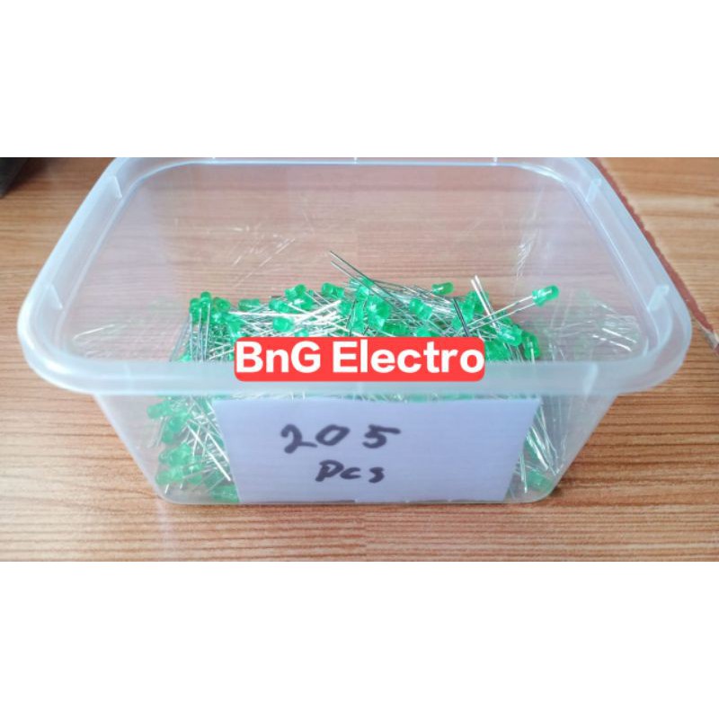Jual Lampu LED hijau nyala hijau 3mm | Shopee Indonesia