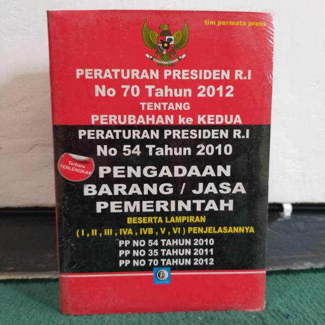 Jual BUKU PENGADAAN BARANG / JASA PEMERINTAH | Shopee Indonesia