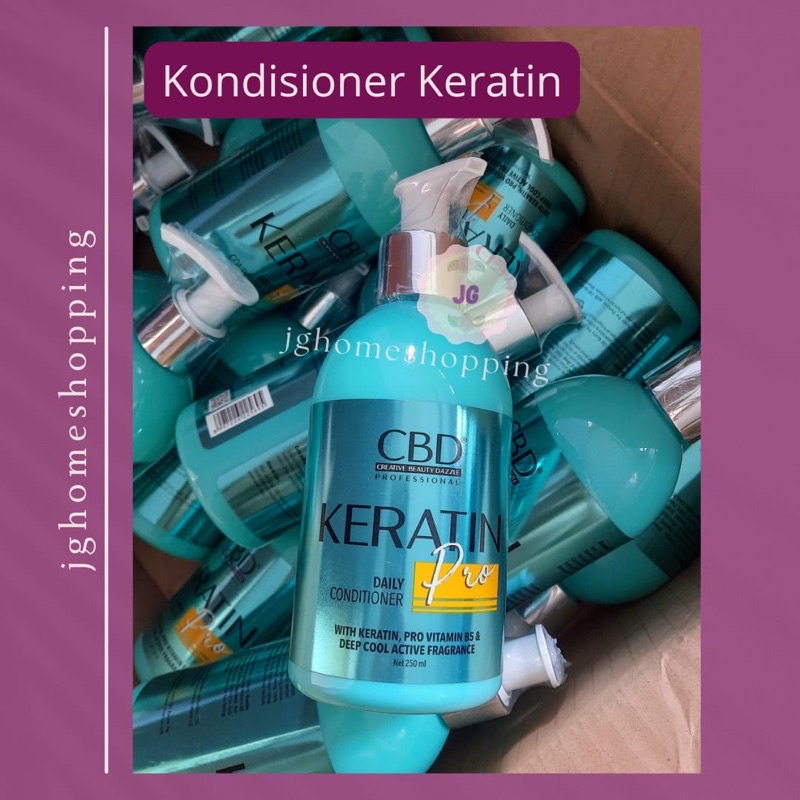 Jual CBD KERATIN PRO DAILY CONDITIONER 250ml | Shopee Indonesia
