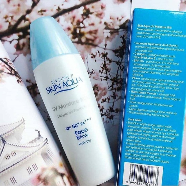 Jual SkinAqua - UV Moisture Milk SPF50+ PAA+++ 40gr Skin Aqua Sale EXP ...