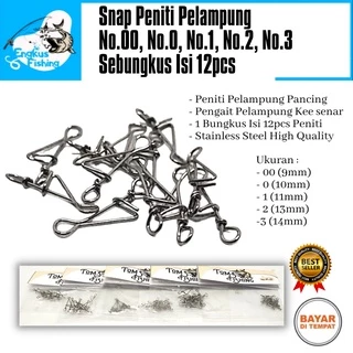 Jual Kili kili Peniti Barrel Swivel with Interlock Snap Catfish