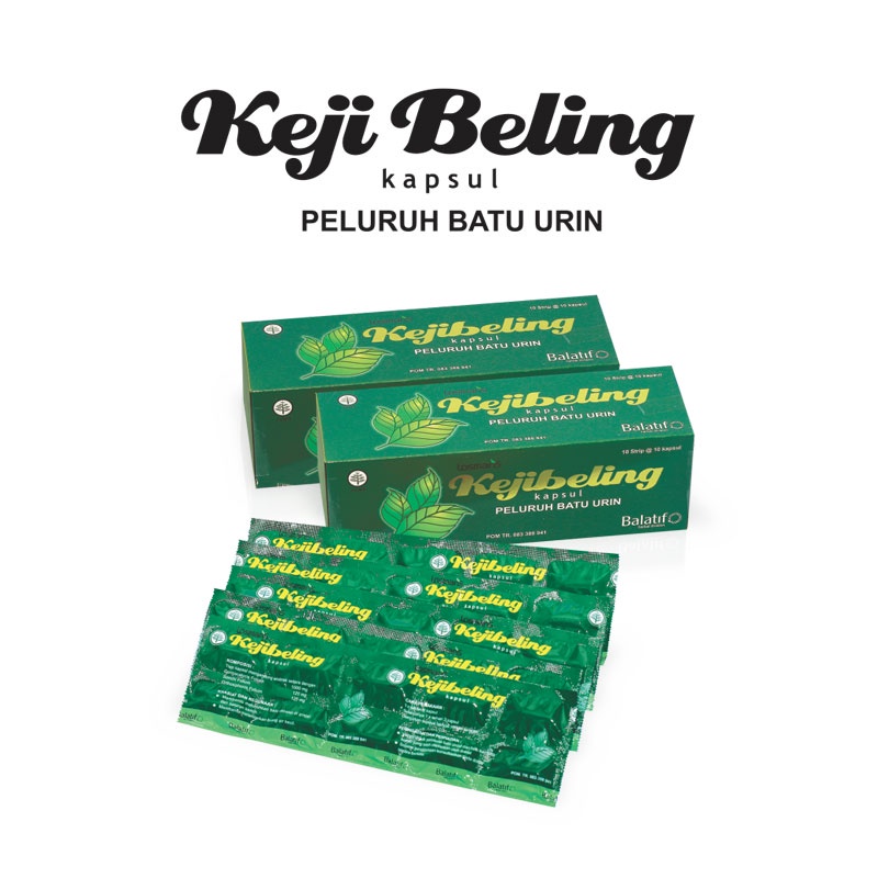 Jual KEJIBELING/ KEJI BELING BALATIF LOSMANS KAPSUL MELURUHKAN BATU ...