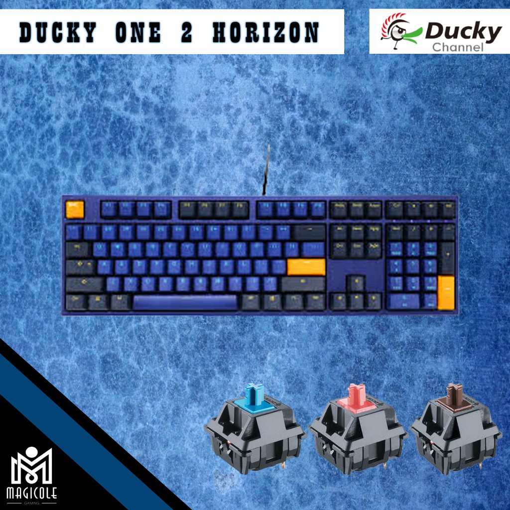 Jual Ducky One 2 Horizon Fullsize Mechanical Keyboard Shopee Indonesia