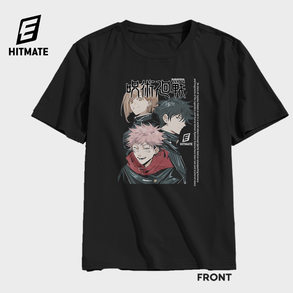 Jual Kaos Anime Jujutsu Kaisen Baju Manga Wibu Japan Style Oversize ...