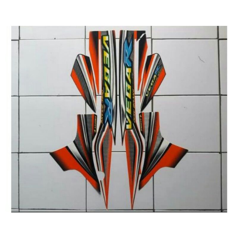 Jual striping lis bodi sticker motor yamaha vega r lama tahun 2004-2005 ...