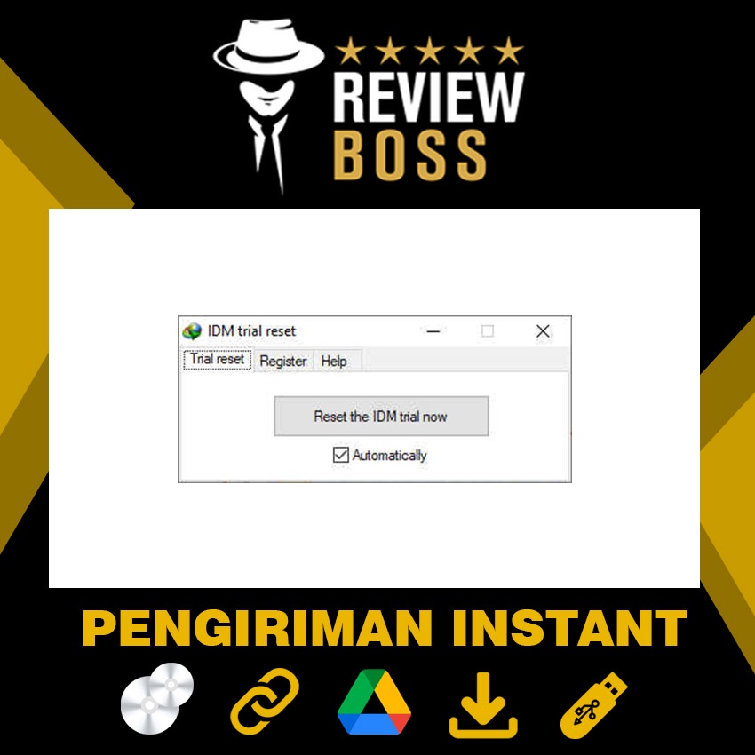 Jual APLIKASI IDM DOWNLOAD MANAGER TRIAL RESET UNLIMITED