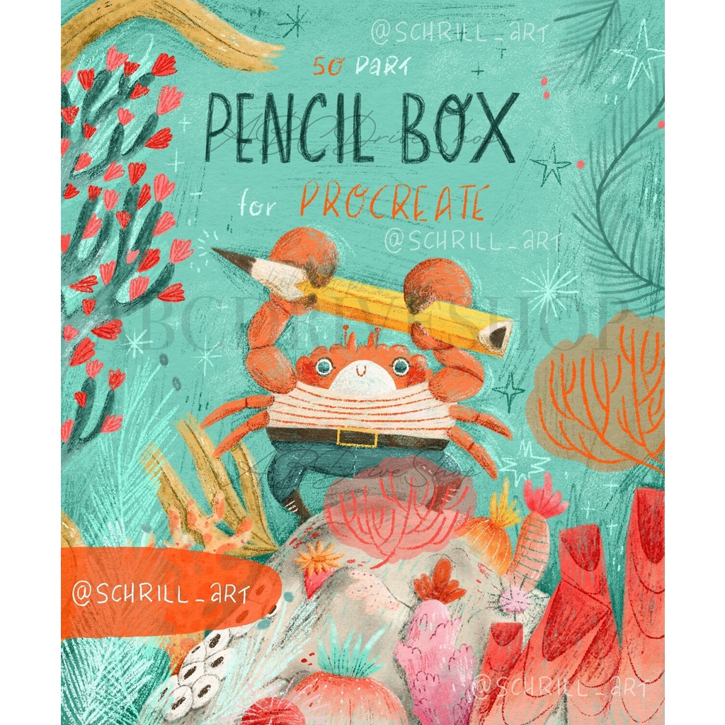 Jual Procreate Brush - 50 Part Pencil Box for Procreate | Shopee Indonesia