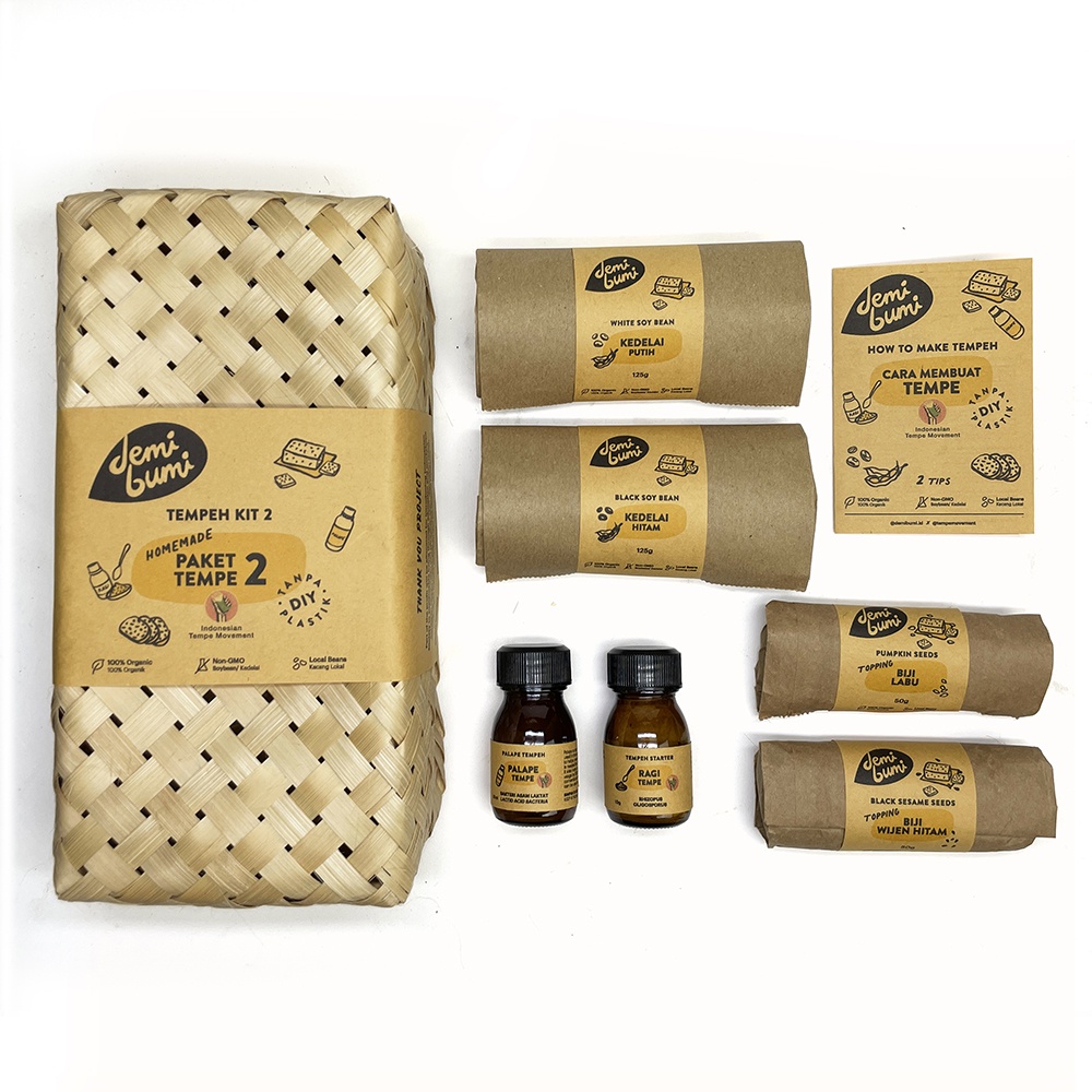 Jual demibumi - Tempeh Kit / Paket Tempe | Shopee Indonesia