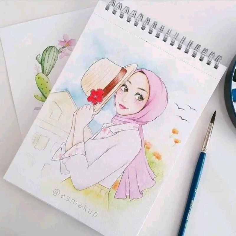 Jual SKETCH PAD WATERCOLOR A6 A5 B5 /SKETCHBOOK WATERCOLOR BOOK /BAOHONG WATERCOLOR Shopee