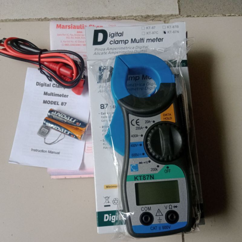 Jual Tang Ampere 87 series KT-87N Digital Clams Multi Meter | Shopee ...