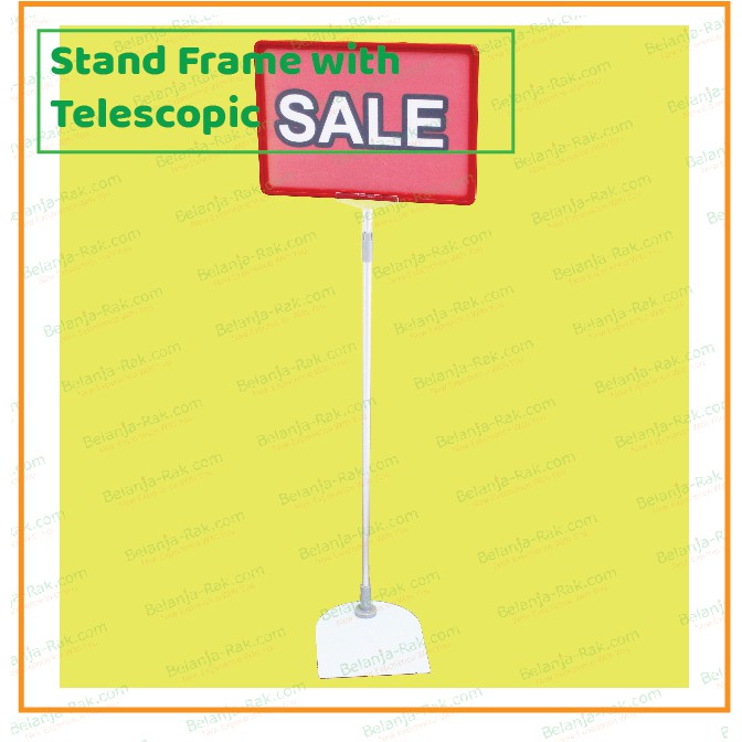 Jual Stand Frame with Telescopic uk A3 Stand Frame Promosi | Shopee ...
