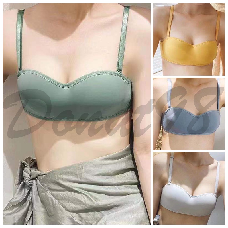 Jual Bra Pakaian Dalam Wanita Seamless Half Cup Tanpa Kawat Sexy Fashion Shopee Indonesia