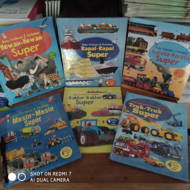 Jual Seri Buku Terbesar & Terhebat (Hewan, Kapal, Kereta, Mesin ...