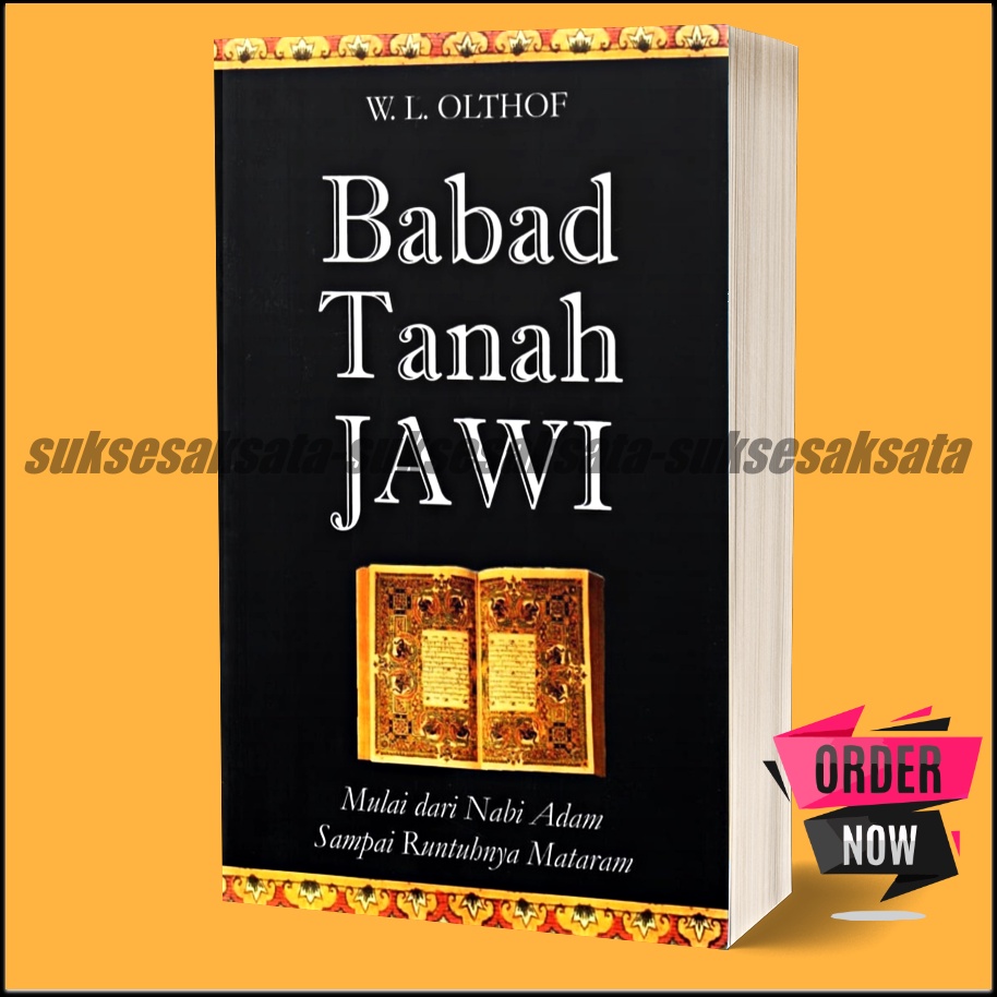 Jual Buku Babad Tanah JAWI Oleh W L Olthof | Shopee Indonesia