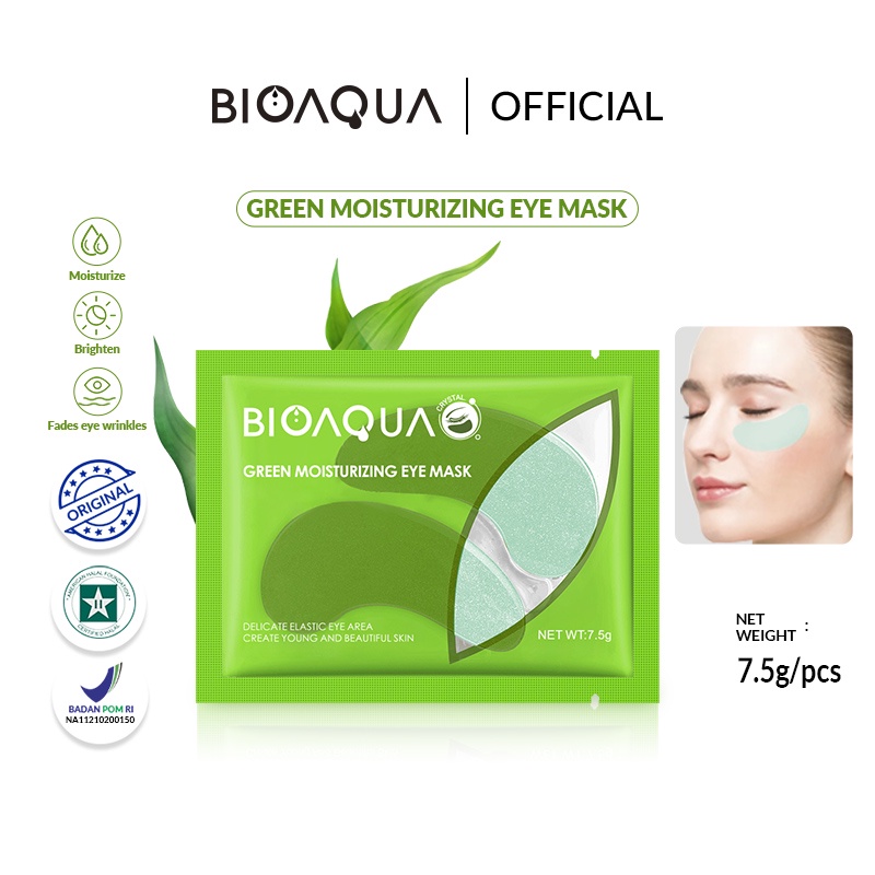 Jual Laamiahijab BIOAQUA eye mask Moisturizing masker mata 7.5g