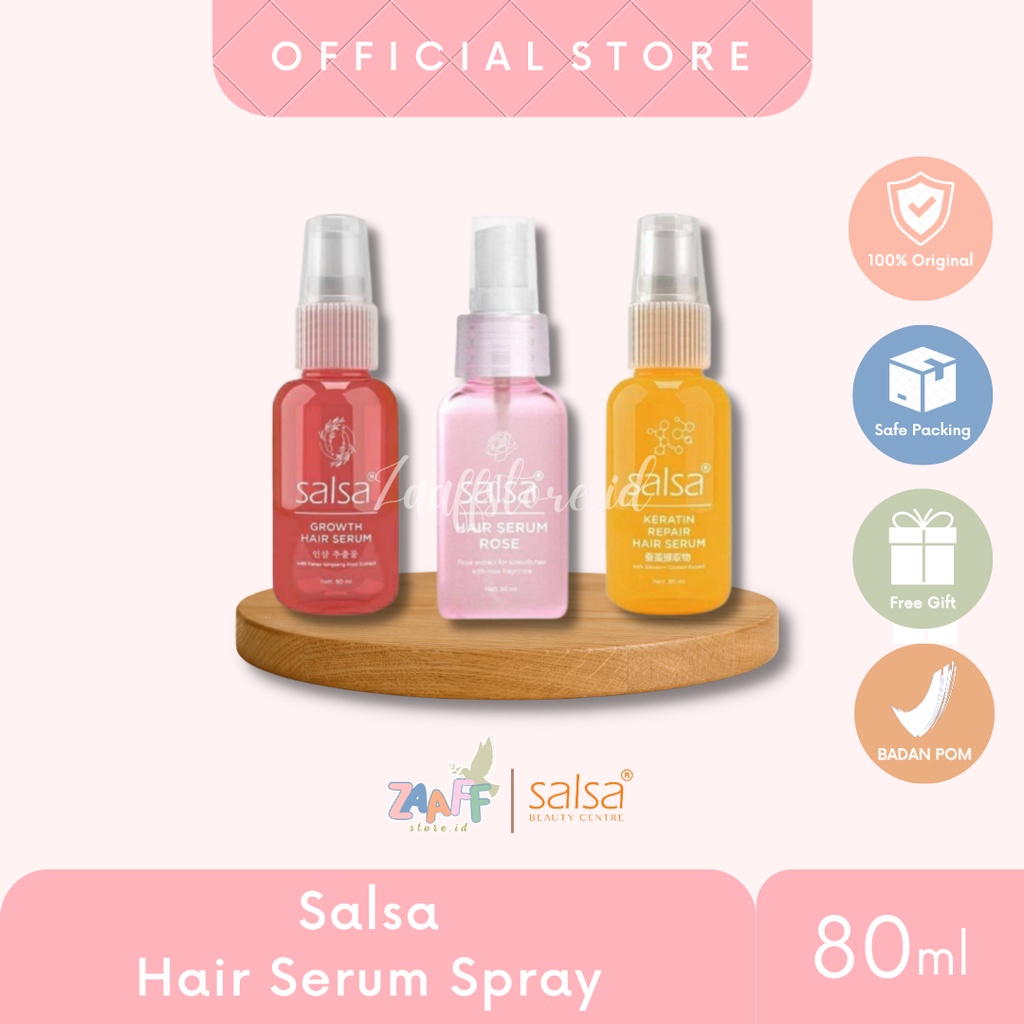 Jual [FREE GIFT] Salsa Hair Serum Rose Spray | Serum Rambut | Hijab ...