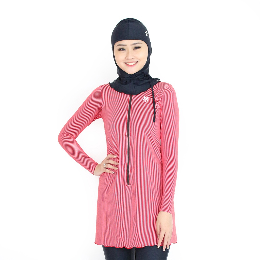 Jual Lasona Teenager Burkini Hijab Swimwear Loose Style Baju Renang