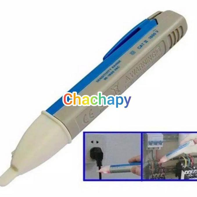 Jual New Tespen Sensor Detektor Voltase Tester Ac,Dc Lampu Bunyi ...