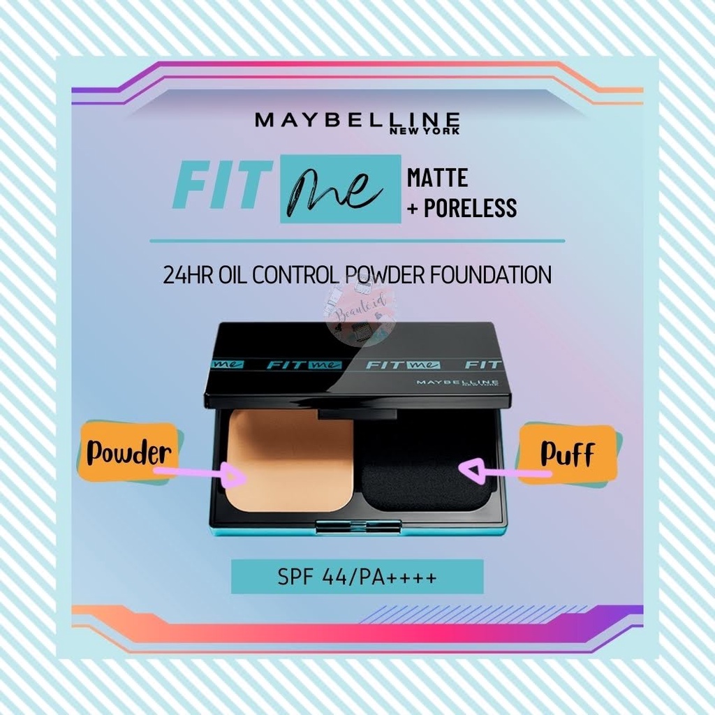 Jual Maybelline Fit Me Matte And Poreless 24hr Oil Control Powder Foundation Bedak Padat Full 3087