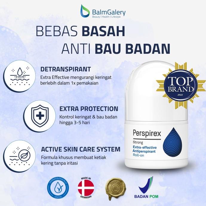 Jual Perspirex STRONG Antiperspirant Deodorant Roll On 20ml (1x