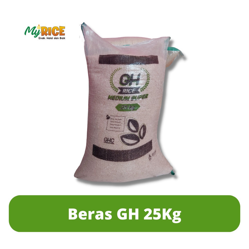 Jual Beras Putih GH Rice 25kg (satu karung) | Shopee Indonesia