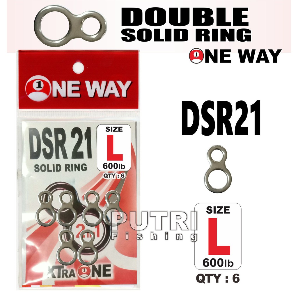 Jual ONE WAY DOUBLE SOLID RING DSR21 | Shopee Indonesia