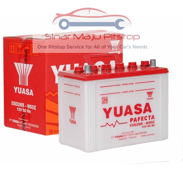 Jual Aki Mobil YUASA 55D26R N50Z - TOYOTA DYNA & KIJANG KAPSUL DIESEL