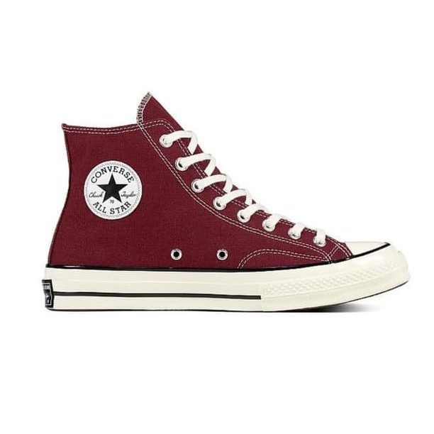 Converse merah shop maroon ori