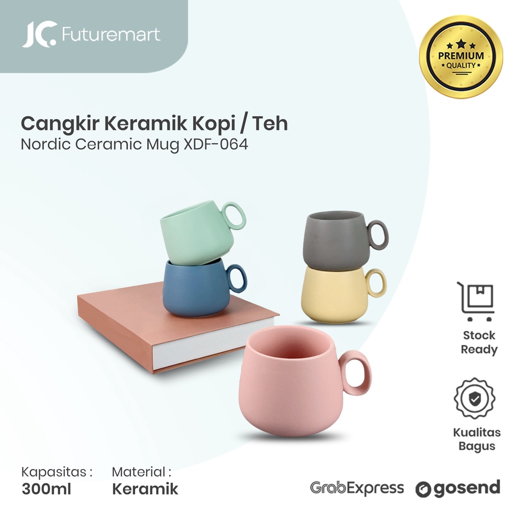 Jual SOLEED Cangkir Keramik Kopi Teh 300Ml Nordic Creamic Mug Gelas ...