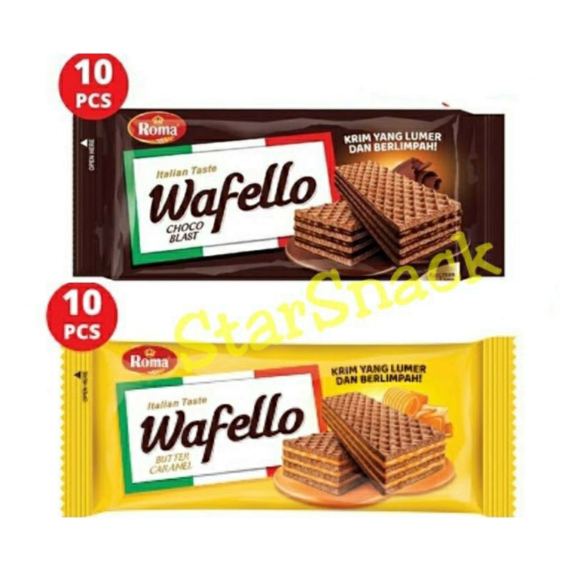 Jual Roma Wafello isi 10pc/Renceng | Shopee Indonesia