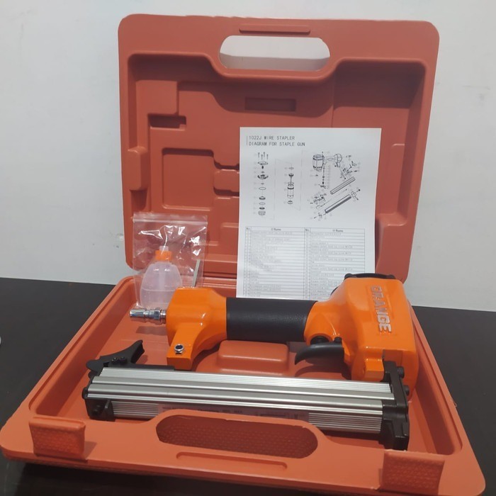 Jual Mesin Staples Tembakan Paku Air Nailer Merk Orange Tipe Type J Barang Asli Japan