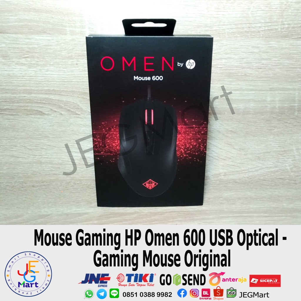 Jual Mouse Gaming Hp Omen 600 Usb Optical Gaming Mouse Original Shopee Indonesia 3457