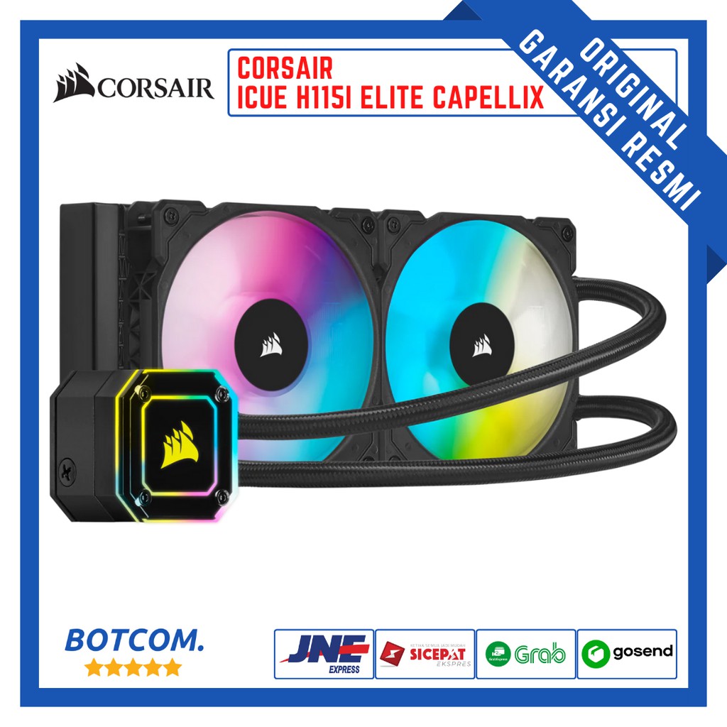 Jual CORSAIR ICUE H115I ELITE CAPELLIX CPU COOLER AIO WATER COOLING
